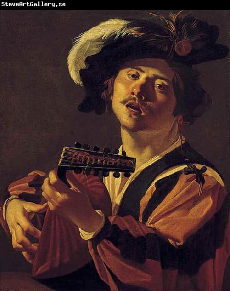 Dirck van Baburen The Lute player.